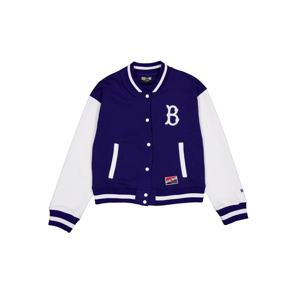 New Era Brooklyn Dodgers Throwback Fleece Women's Jacket - Size XS